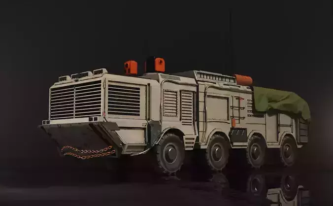 Military reconnaissance truck