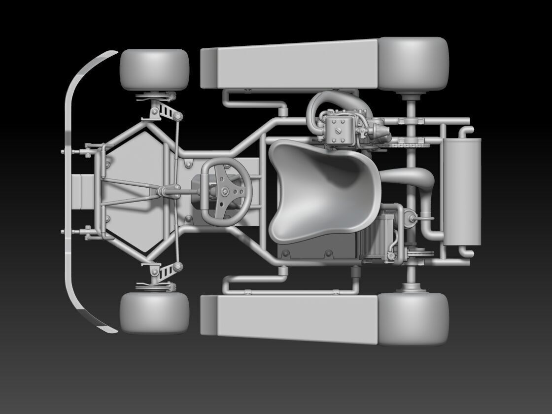 go kart prop 1 3D print model_2