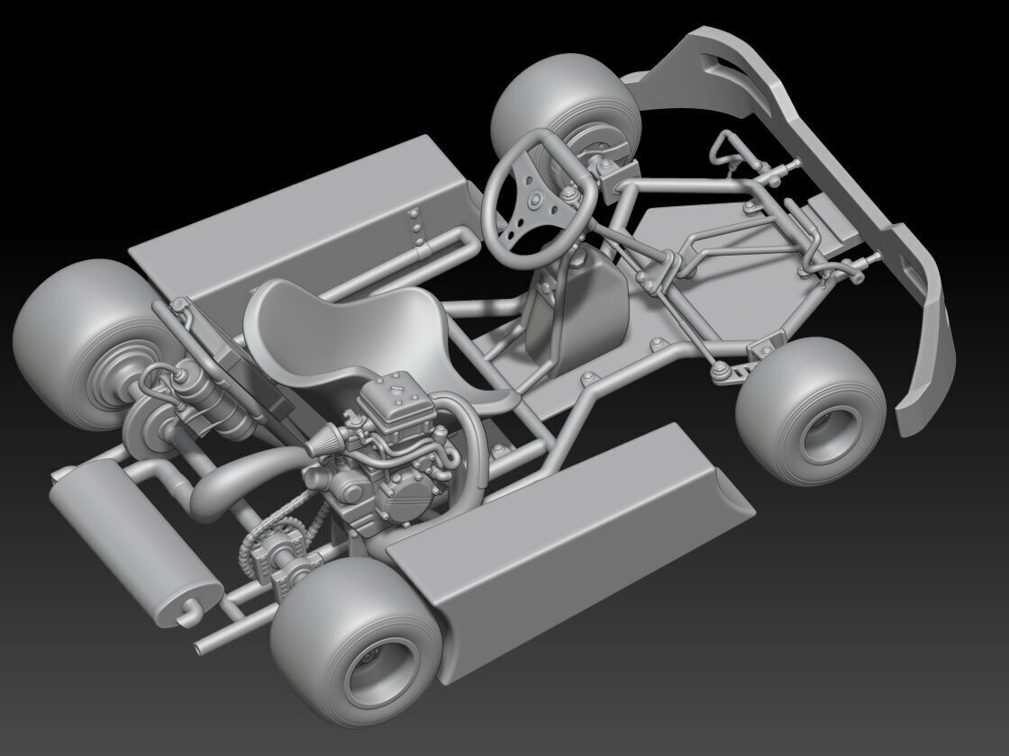 go kart prop 1 3D print model_4