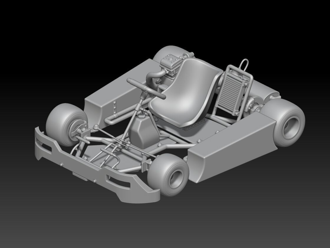 go kart prop 1 3D print model_1