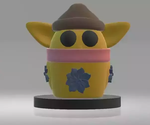 chibi fantasy creature 3D print model