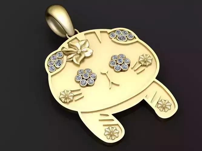  Cute Cat Kitten Pendant 