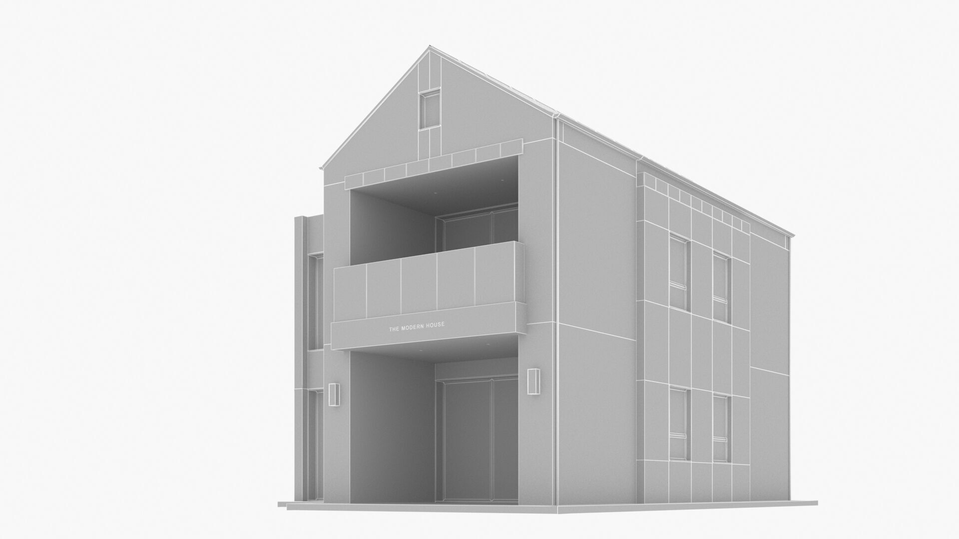 house Low-poly 3D model_11