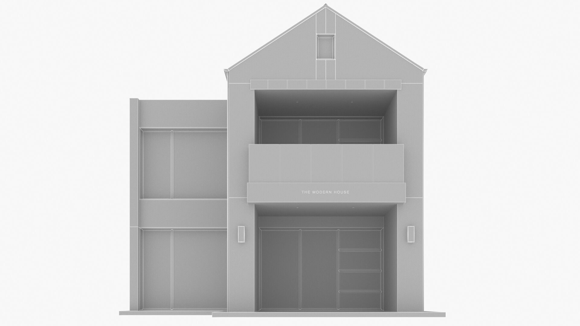 house Low-poly 3D model_14