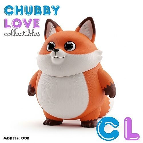 Chubby Fox Action Figure 003 3D print model