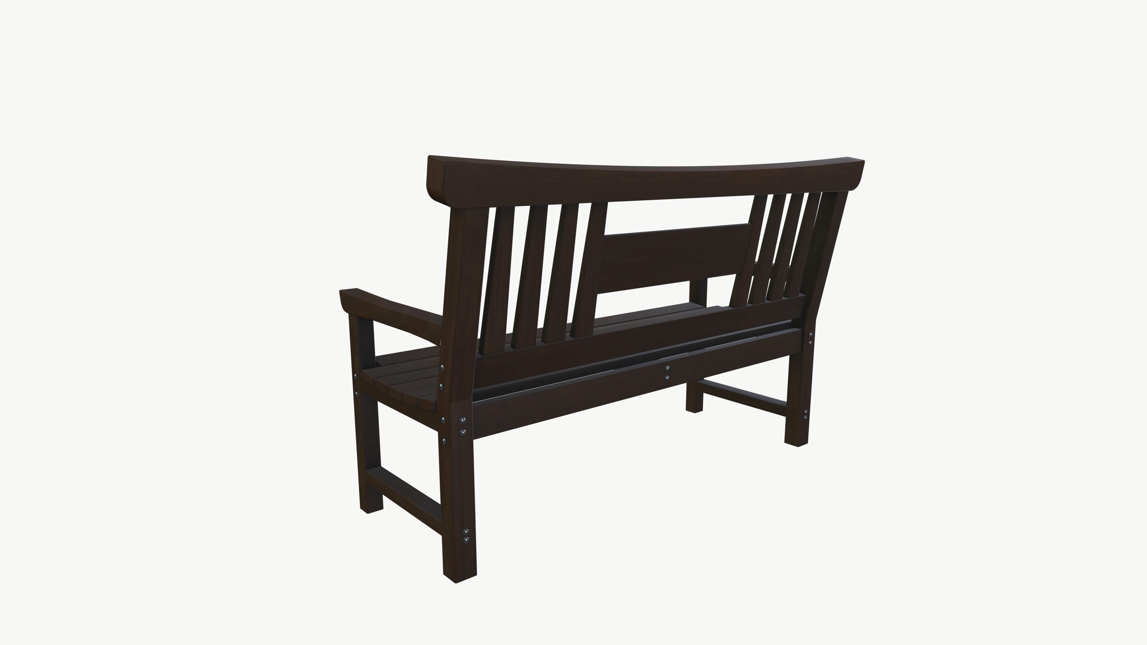 Bench 3D model_4