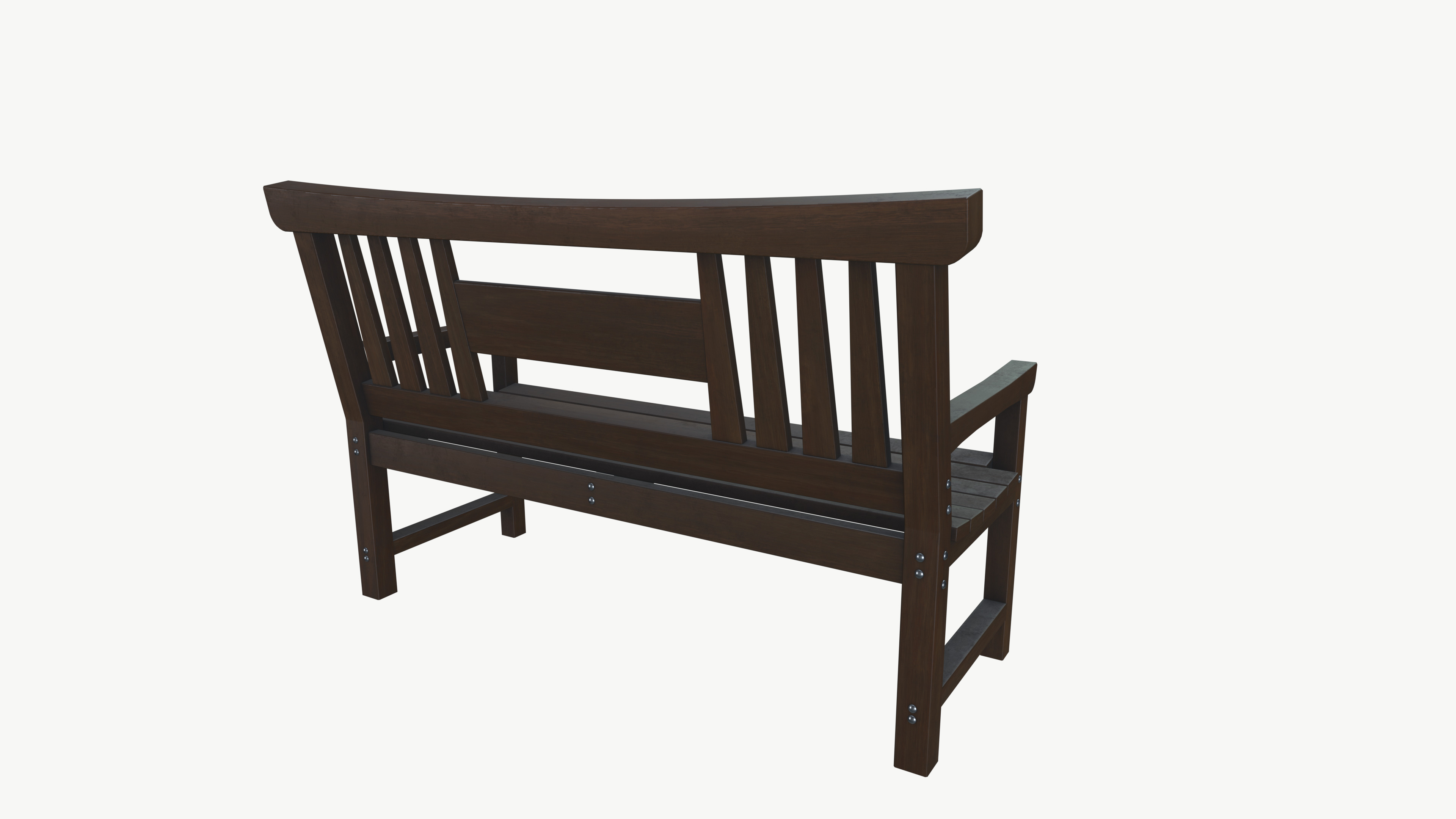 Bench 3D model_3