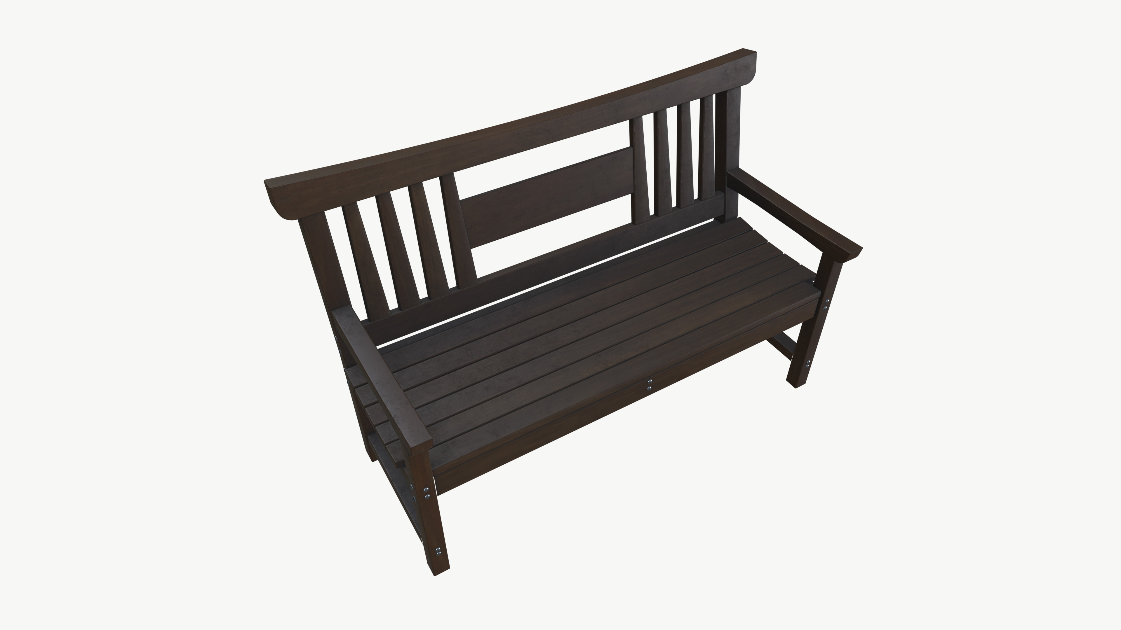 Bench 3D model_6