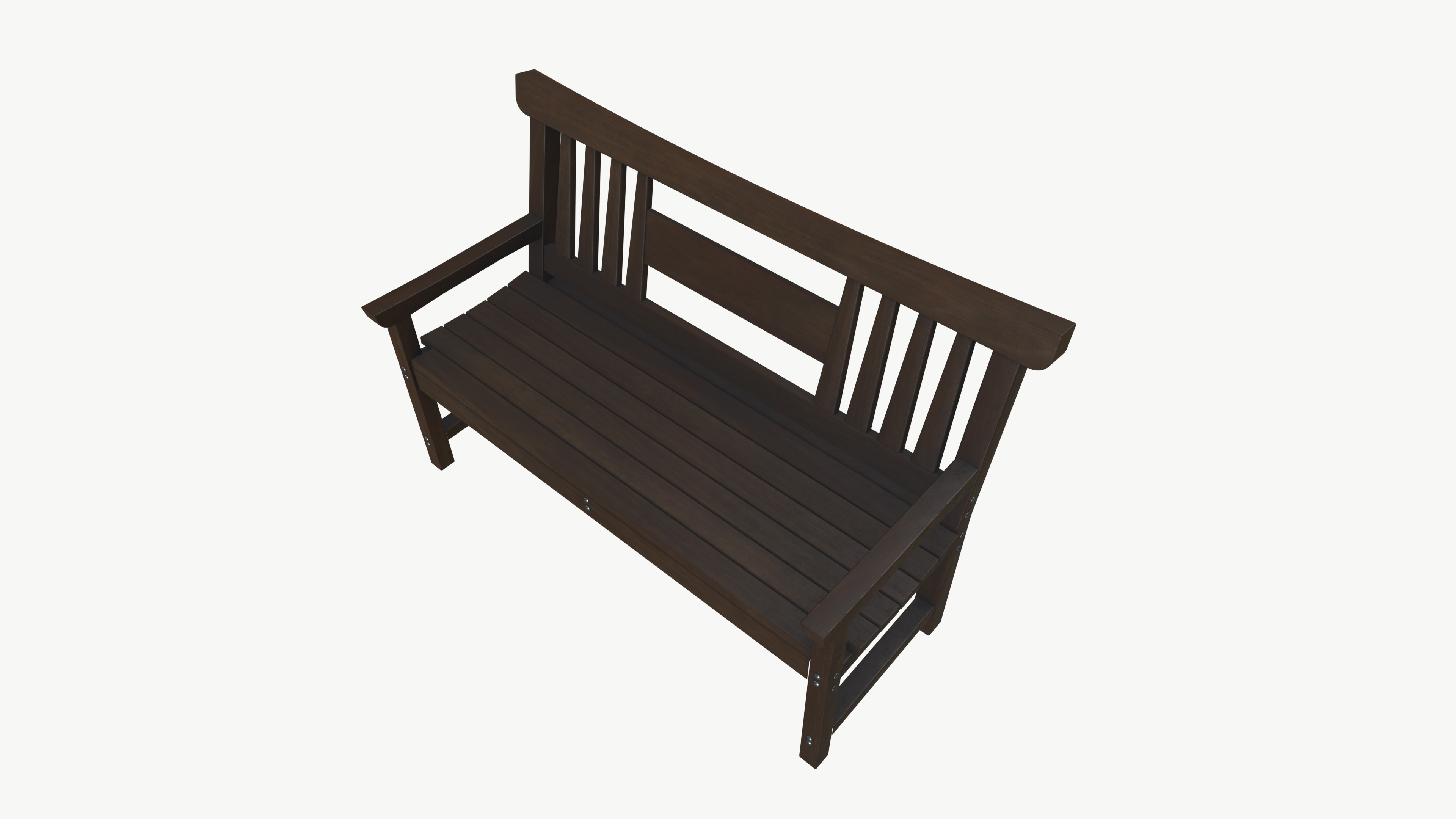 Bench 3D model_5