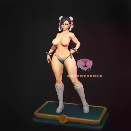 NSFW Chun li Street Fighter   3D print STL