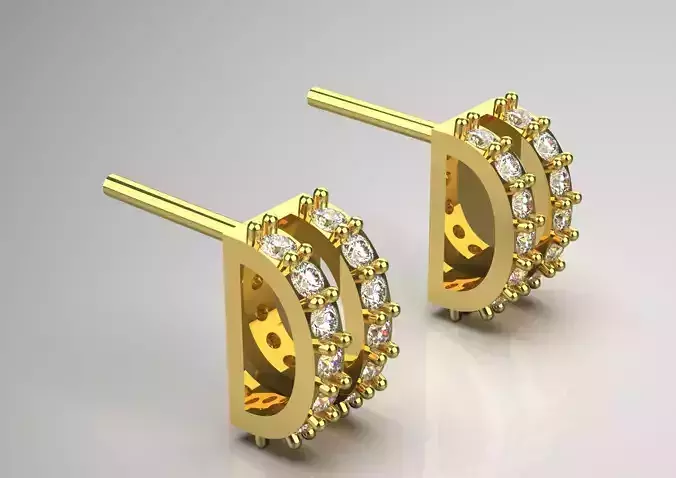 diamond earring je0029