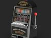 Arcade Machine Low-poly 3D model_1