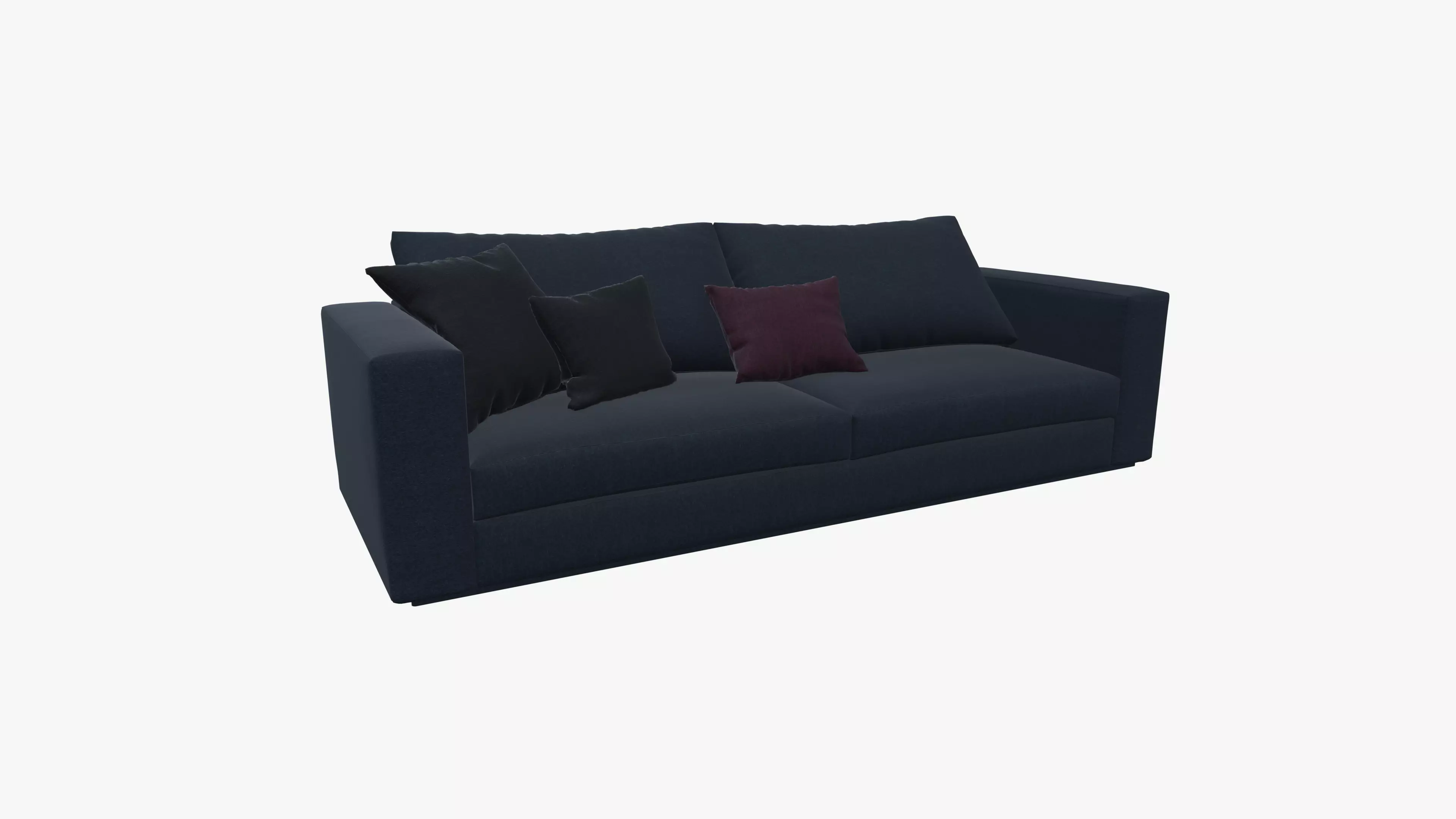 Leather Sofa 3D model_0