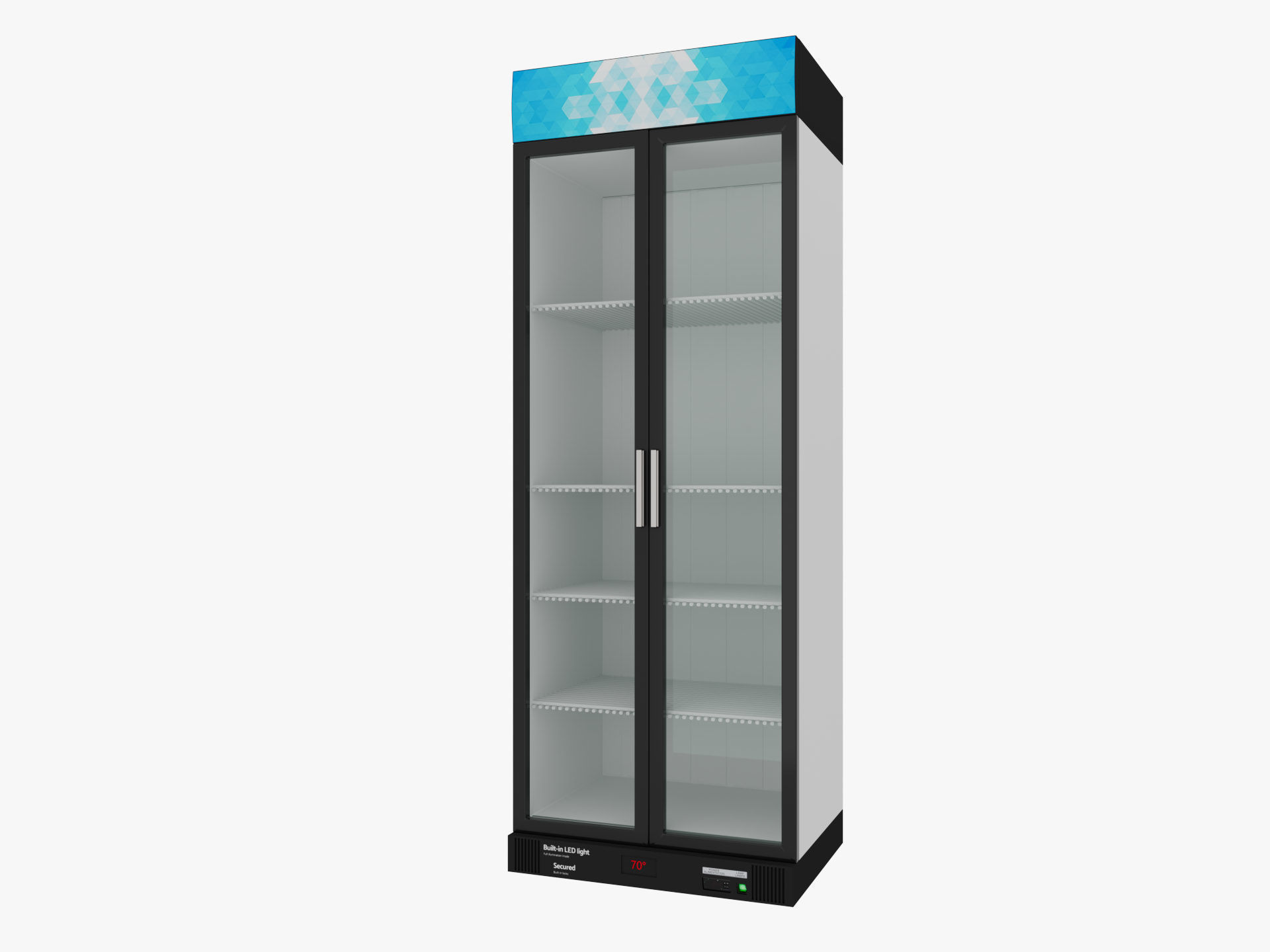  Supermarket Freezer Refrigirator pack 3D Model Collection_17