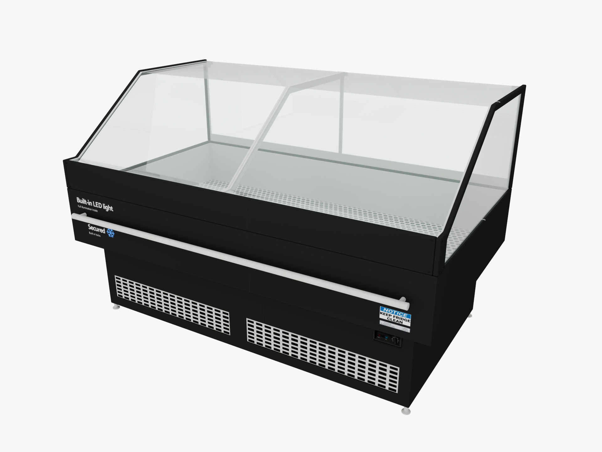  Supermarket Freezer Refrigirator pack 3D Model Collection_5