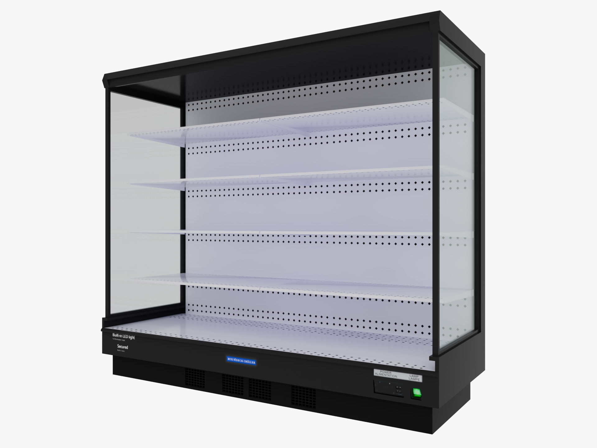  Supermarket Freezer Refrigirator pack 3D Model Collection_13