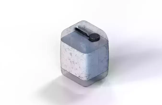 Canister Industrial Carafe 25 Liters Low-poly 3D model