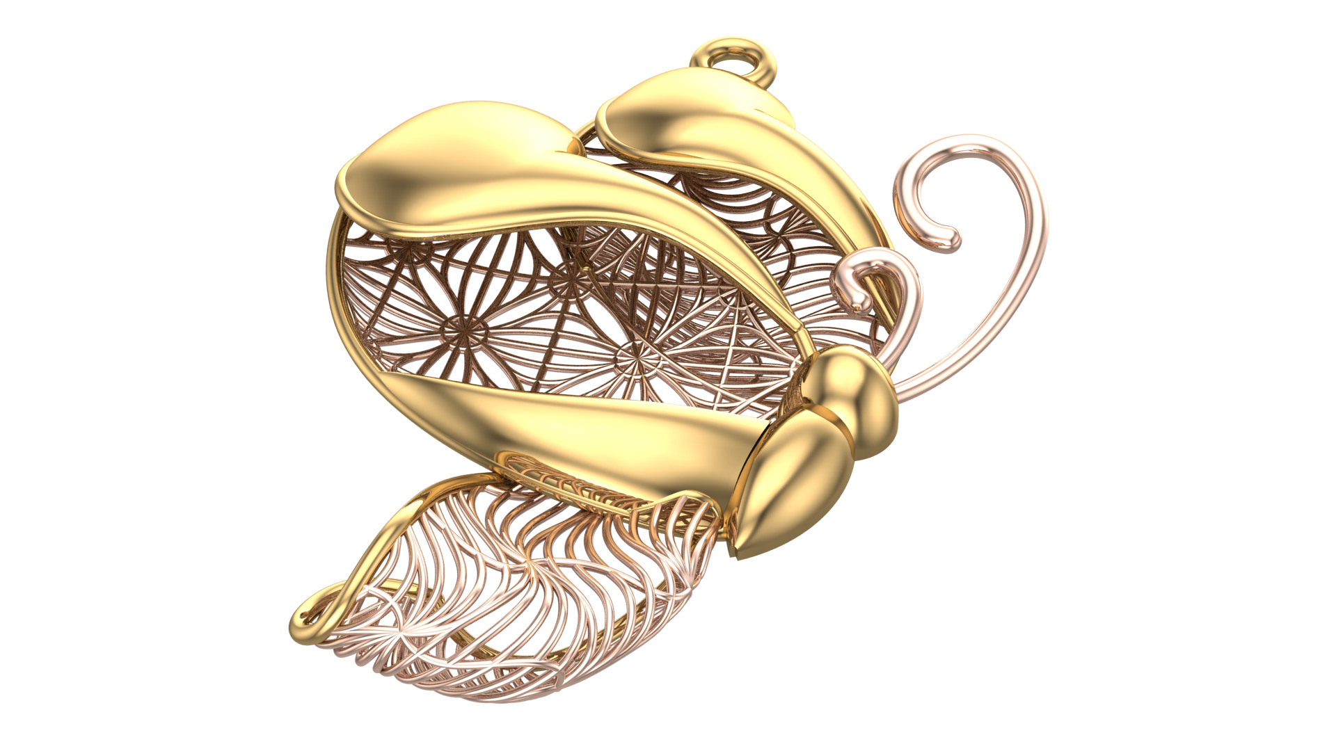 Golden Wings-Wings of Summer-Half Set-H2-2- 3D print model_3