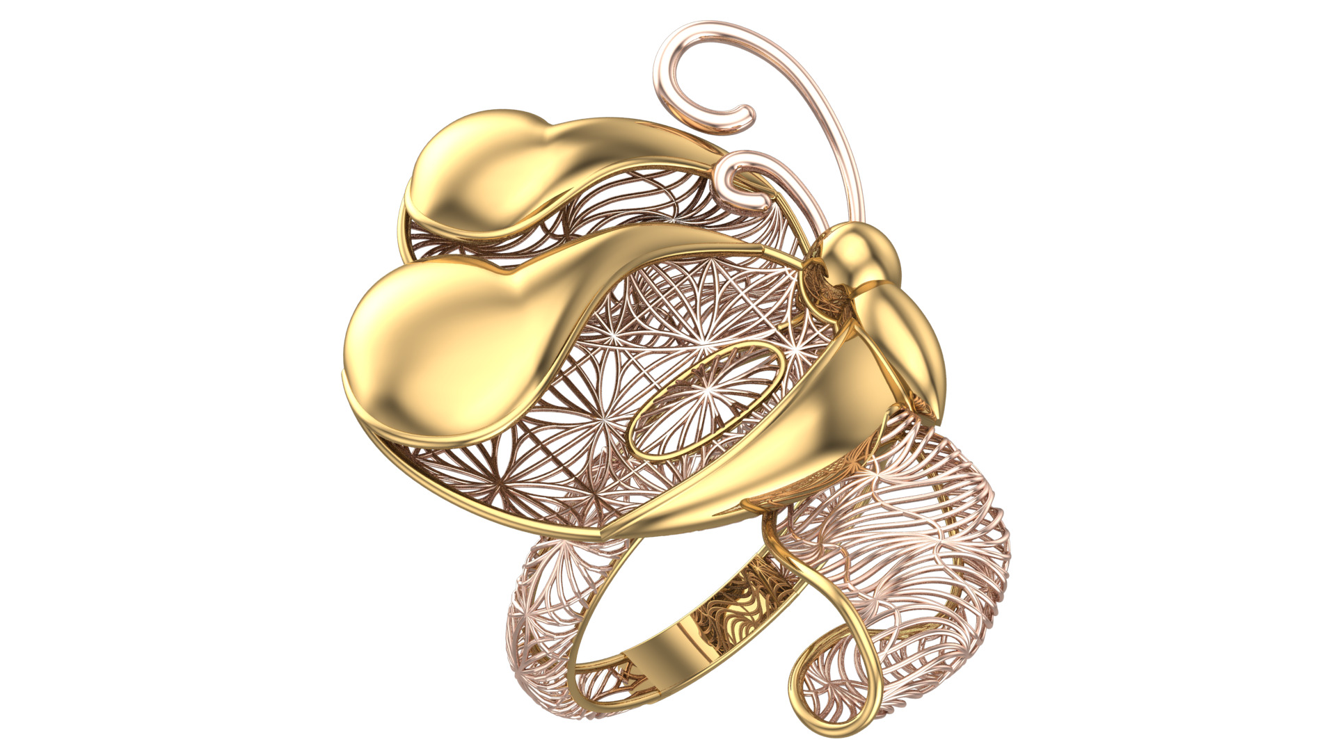 Golden Wings-Wings of Summer-Half Set-H2-2- 3D print model_2