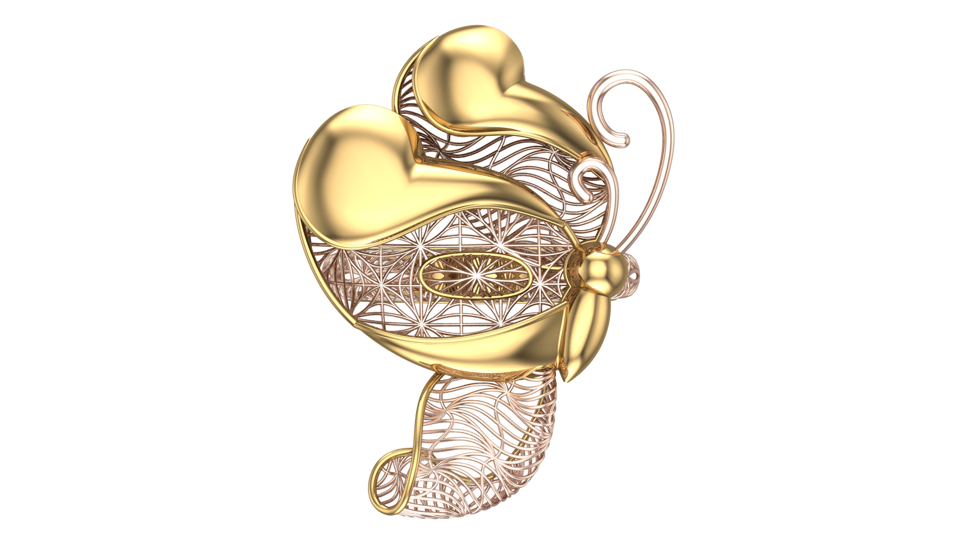 Golden Wings-Wings of Summer-Half Set-H2-2- 3D print model_6