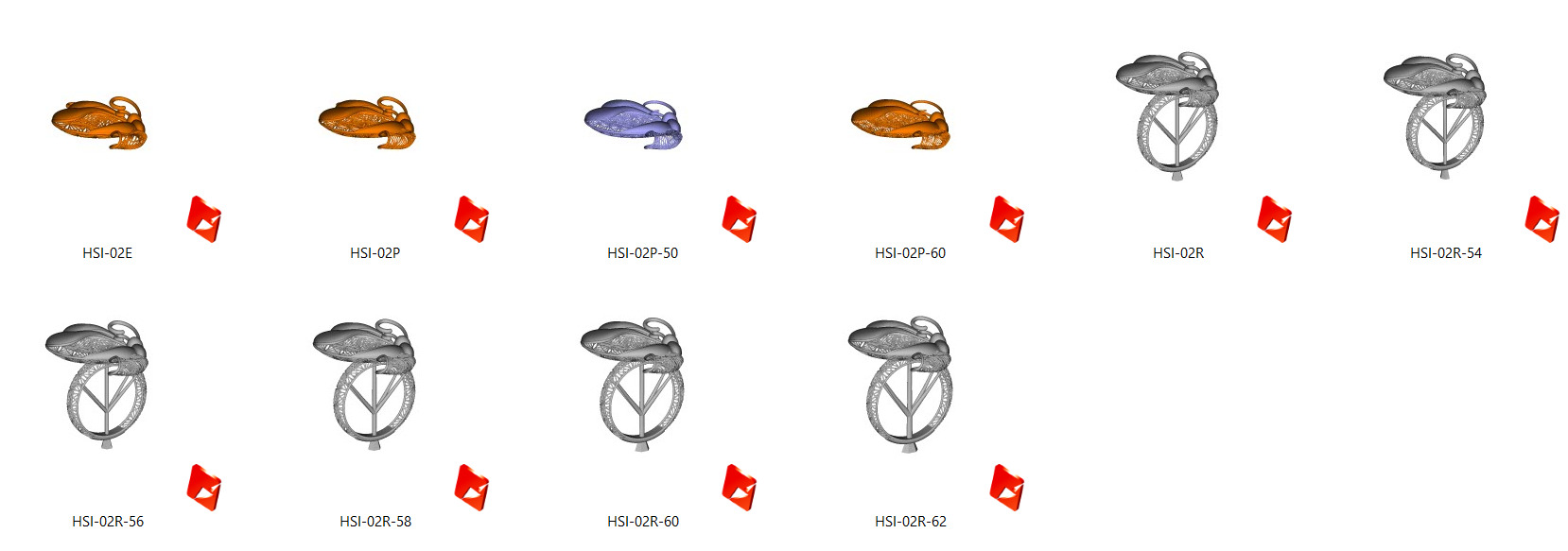 Golden Wings-Wings of Summer-Half Set-H2-2- 3D print model_16