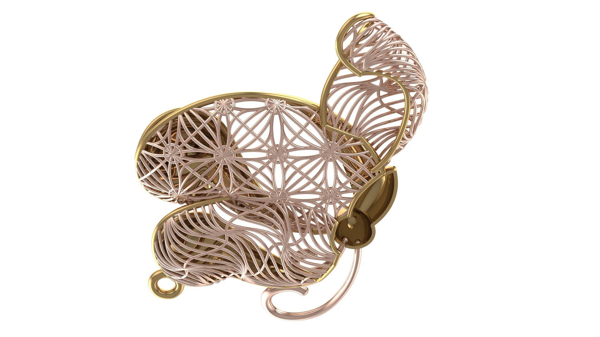 Golden Wings-Wings of Summer-Half Set-H2-2- 3D print model_5