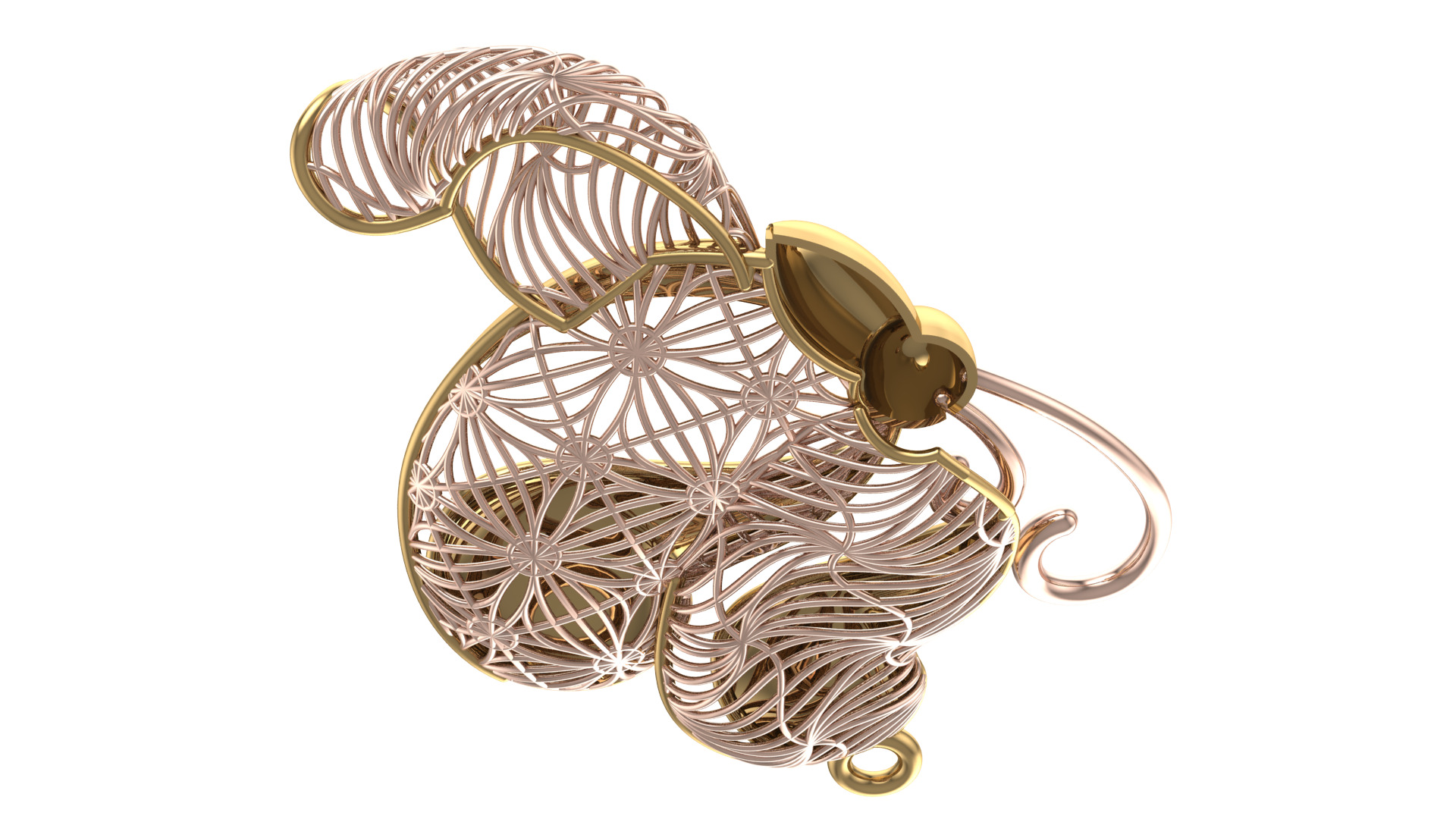 Golden Wings-Wings of Summer-Half Set-H2-2- 3D print model_4