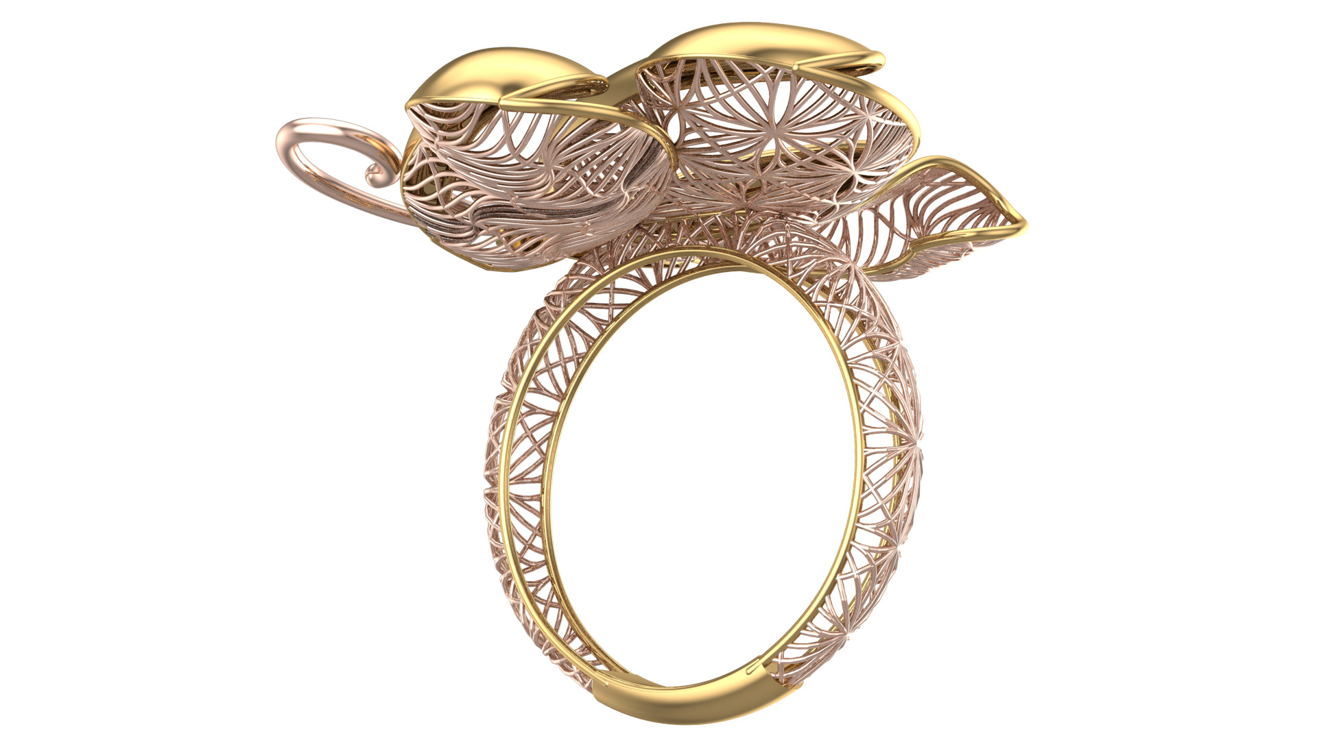 Golden Wings-Wings of Summer-Half Set-H2-2- 3D print model_7