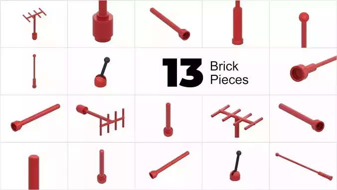 TwindBricks3D - 13 Antenna collection