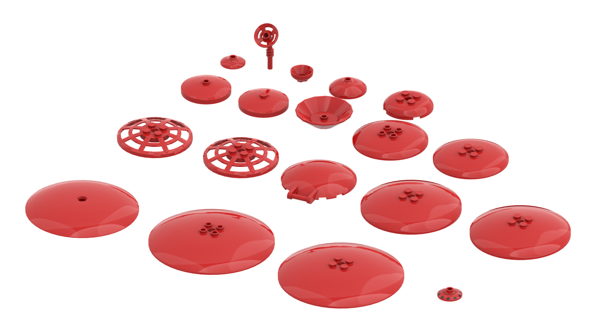 TwindBricks3D - 13 Antenna collection 3D print model_3