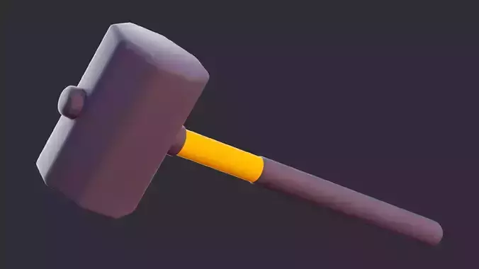 Lowpoly Sledgehammer