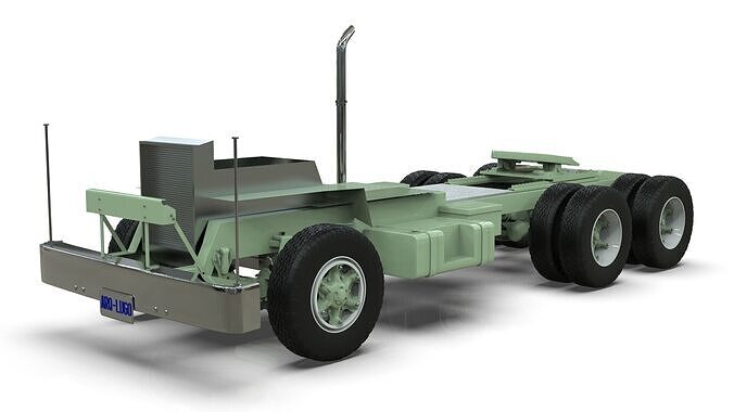 Mack Chassis with Camelback Suspension 3D model