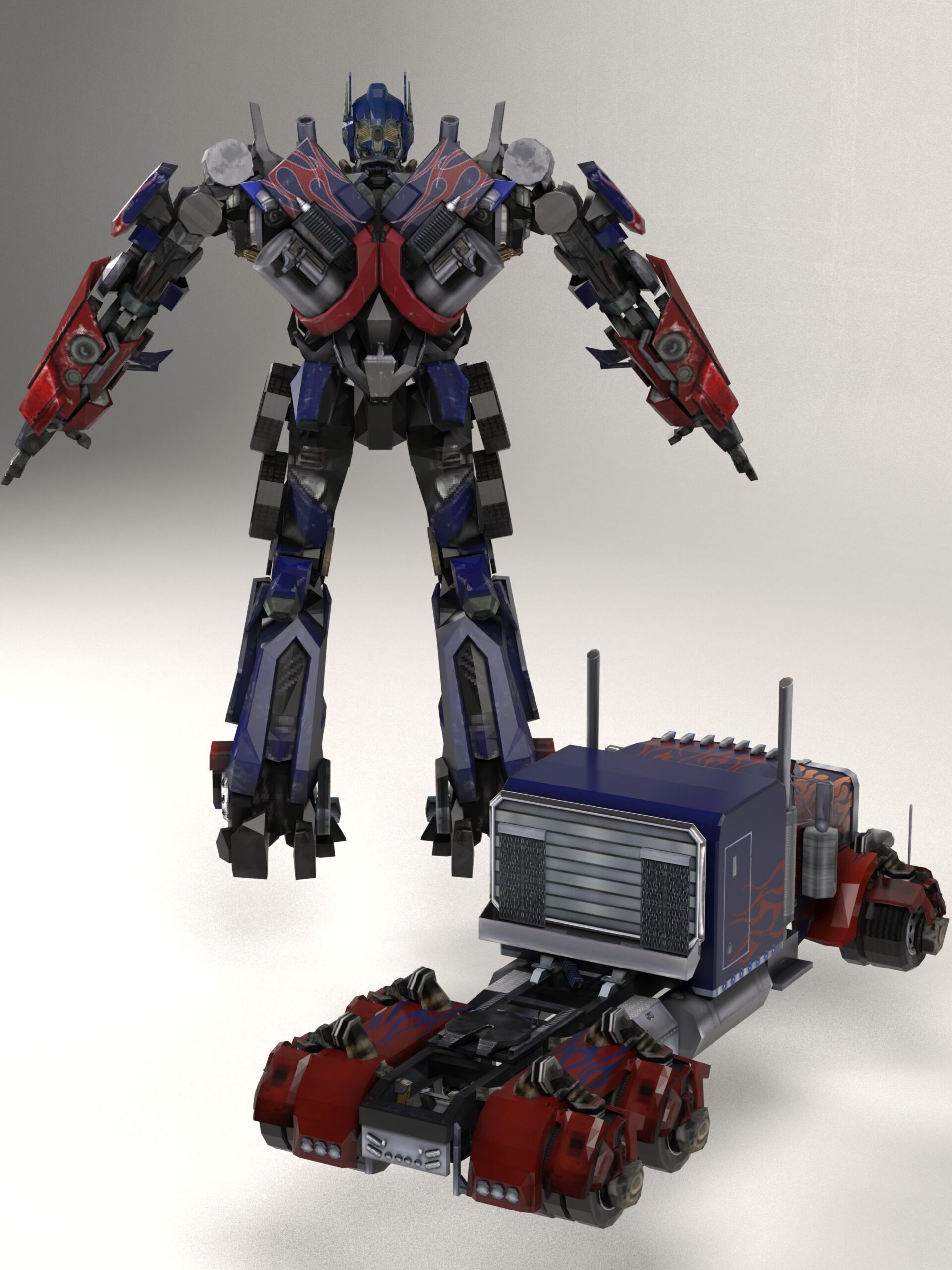 Optimus Prime 3D model_1