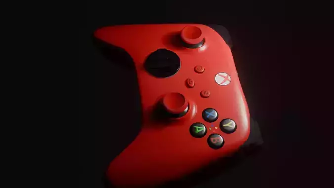 Realistic GamePad XBOX 3D