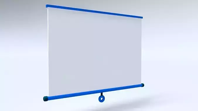 Pull down presentation board