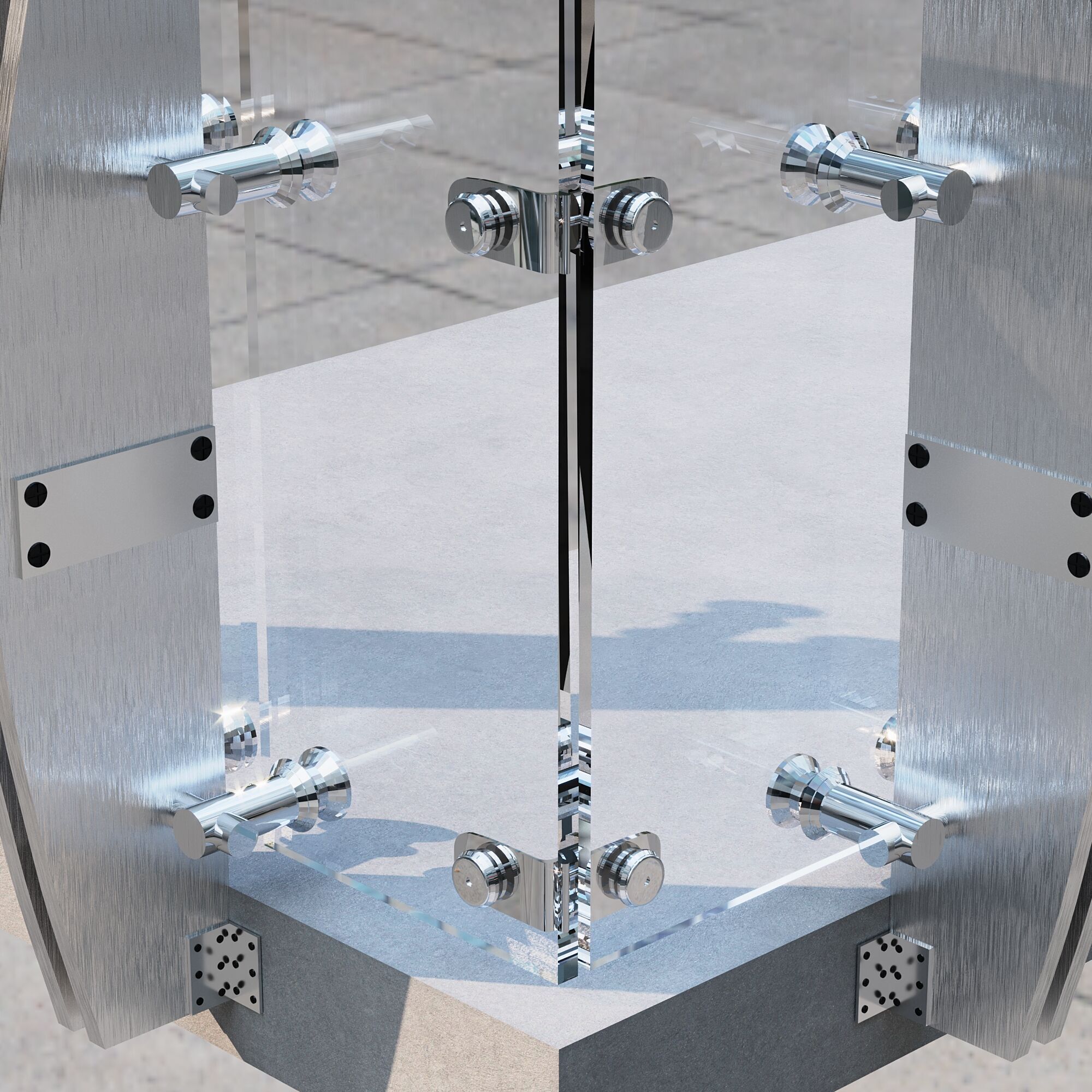 TERRACE AND BALUSTRADE NO3 A 3D model_2