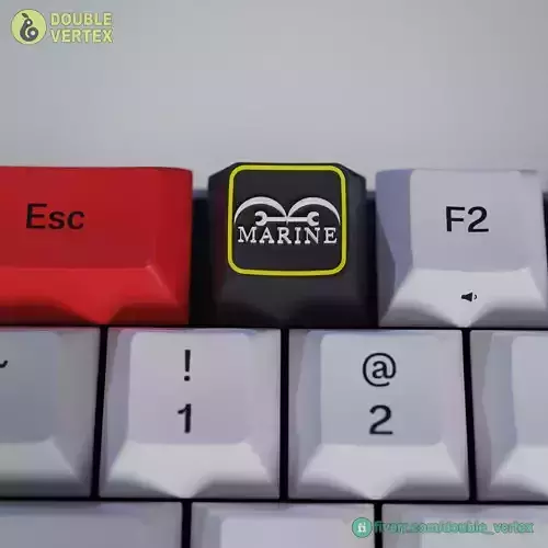 Marine Logo Keycap - XDA or DSA Compatible 3D print model