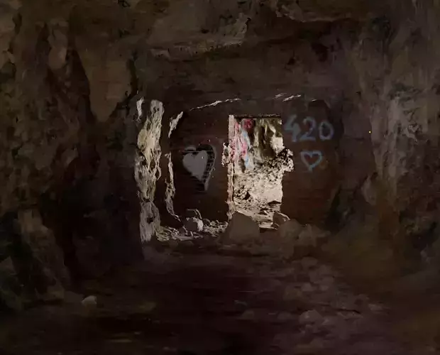 Scan of Tunnels Under Stranska Skala