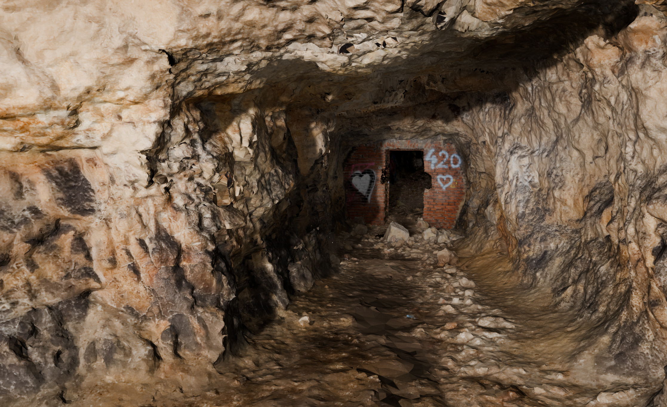 Scan of Tunnels Under Stranska Skala 3D model_9