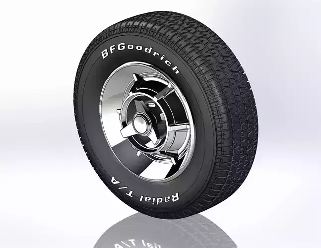 Wheels for Dodge Charger 1966 scale model