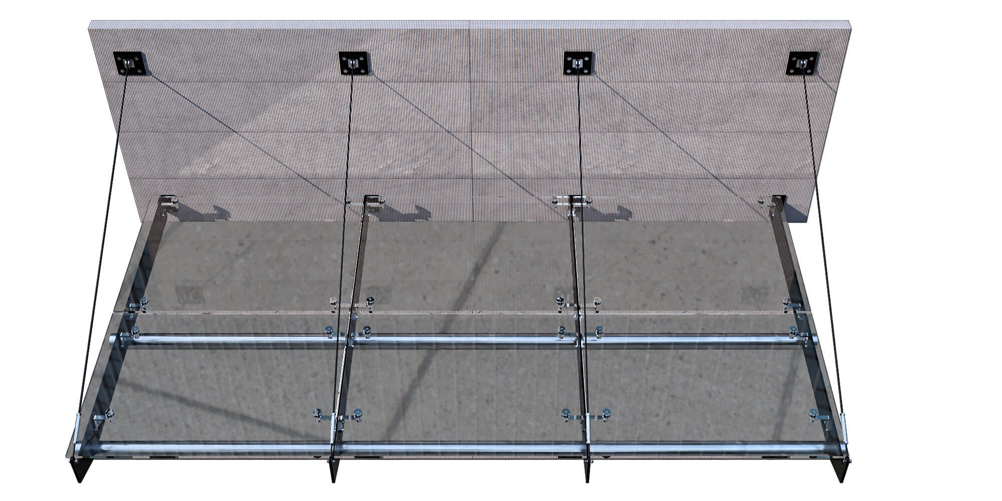 GLASS CANOPY NO7 A 3D model_2