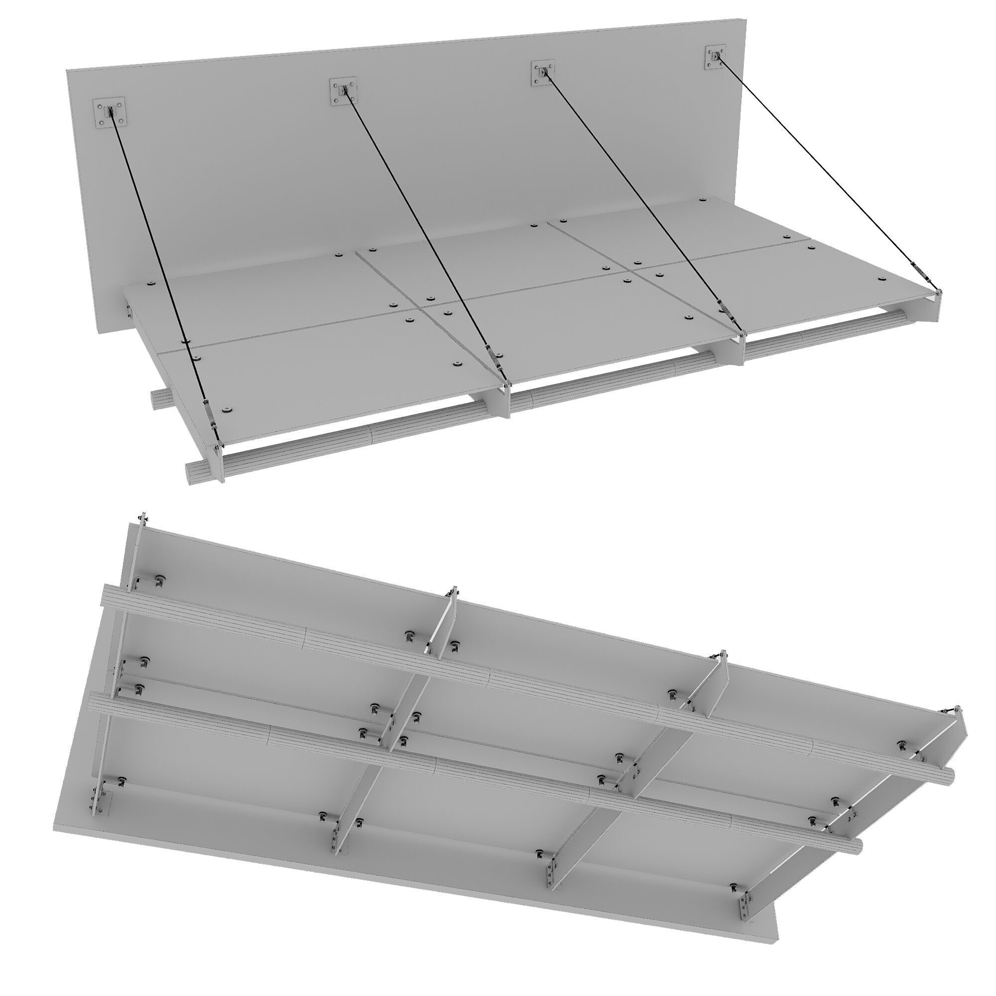 GLASS CANOPY NO7 A 3D model_7