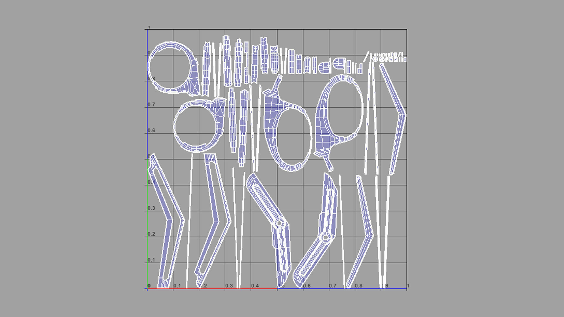 Bandage Scissors Low-poly 3D model_5