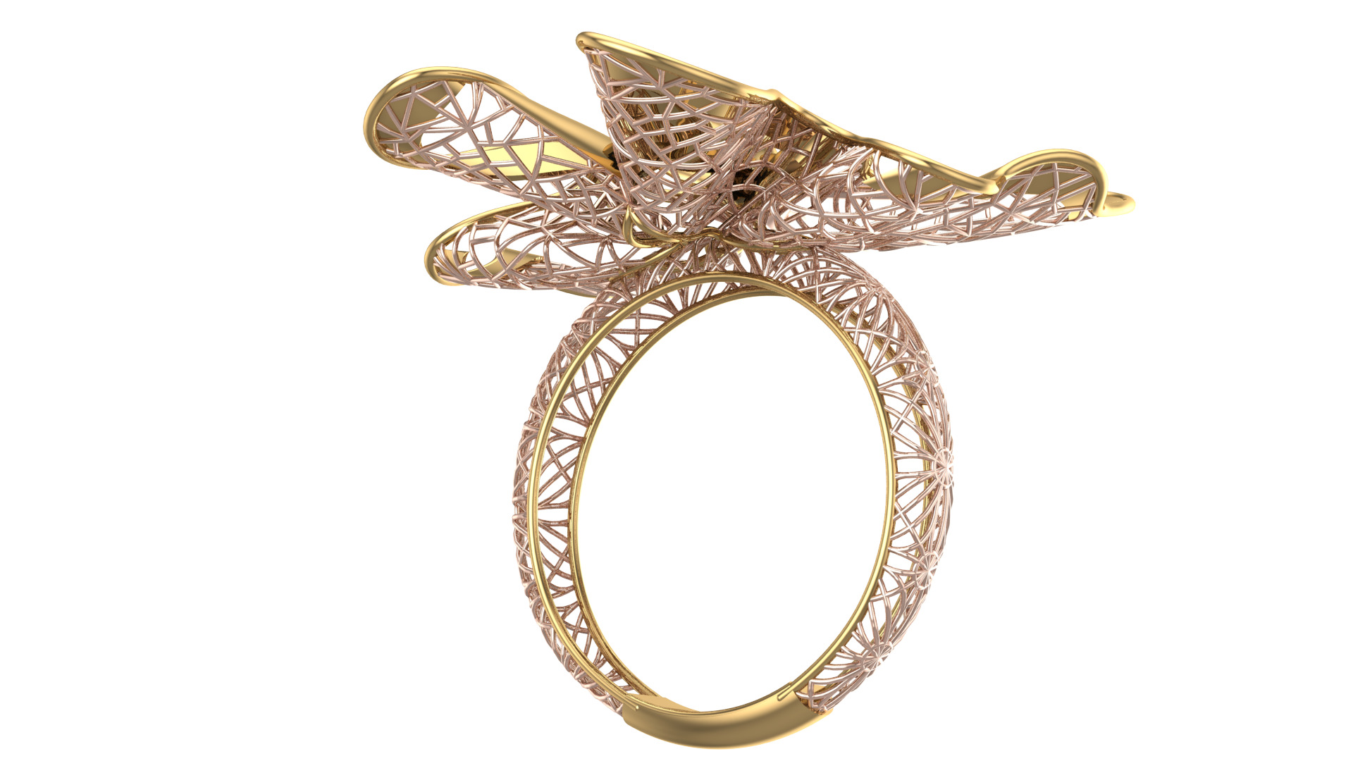 Golden Wings-Wings of Summer-Half Set-H2-7- 3D print model_5