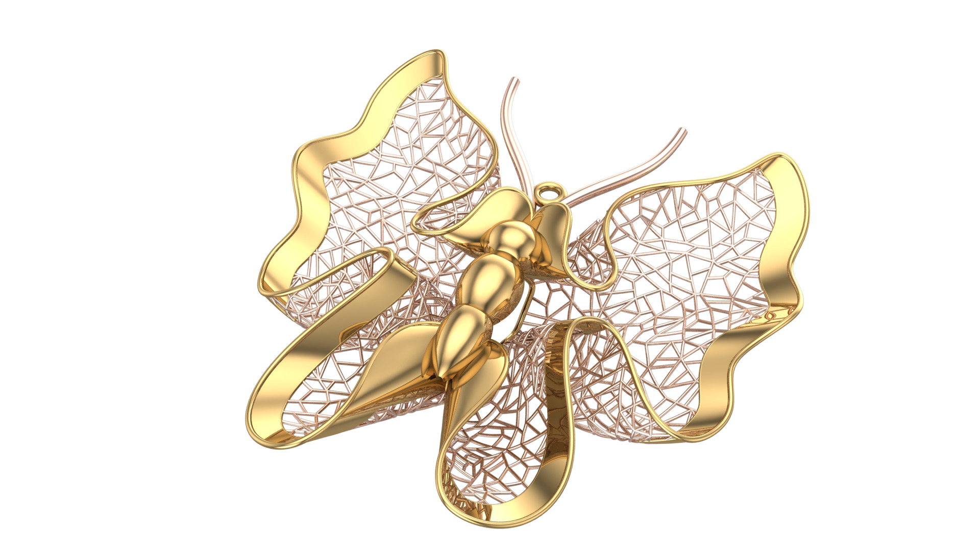 Golden Wings-Wings of Summer-Half Set-H2-7- 3D print model_11