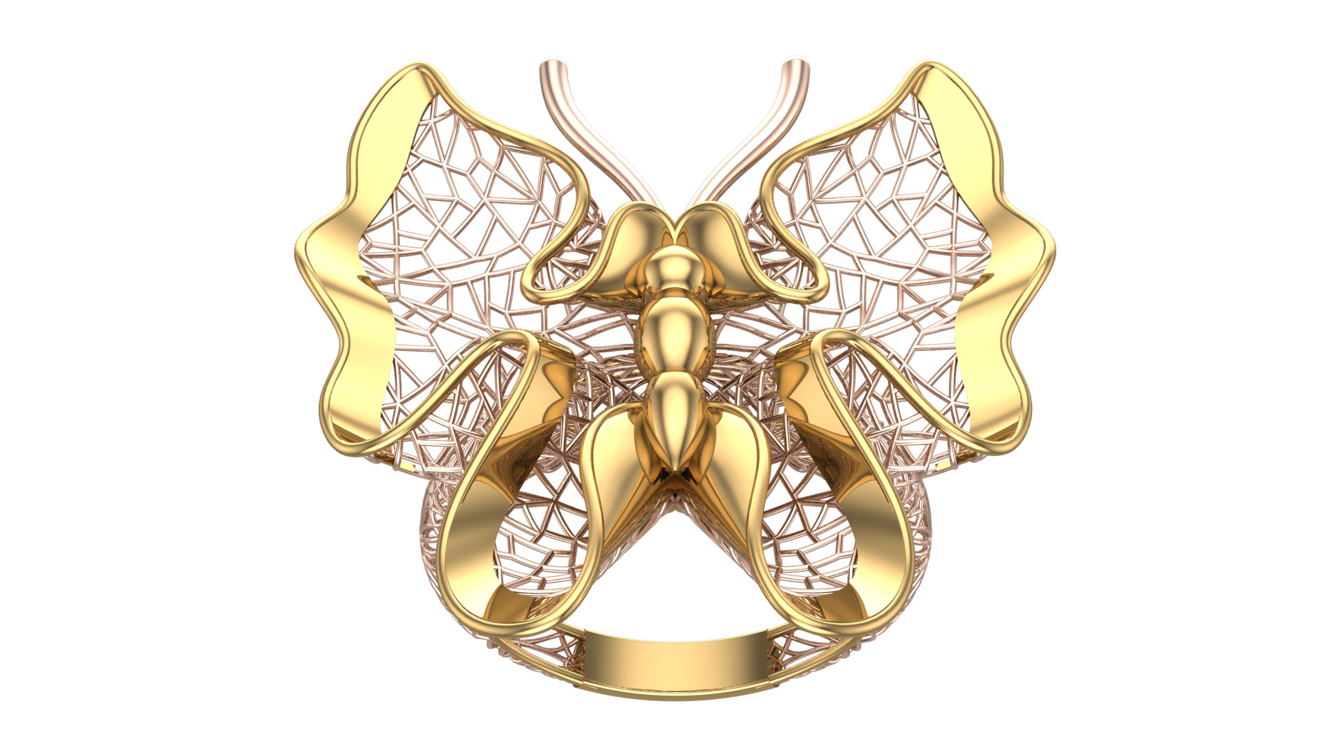 Golden Wings-Wings of Summer-Half Set-H2-7- 3D print model_6