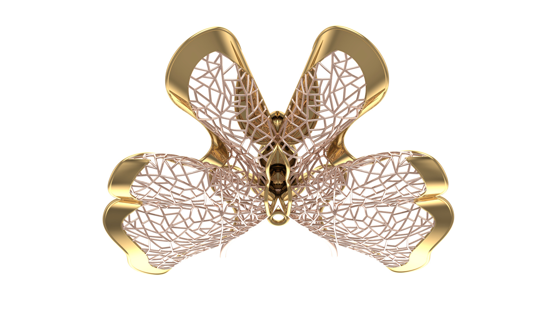 Golden Wings-Wings of Summer-Half Set-H2-7- 3D print model_12