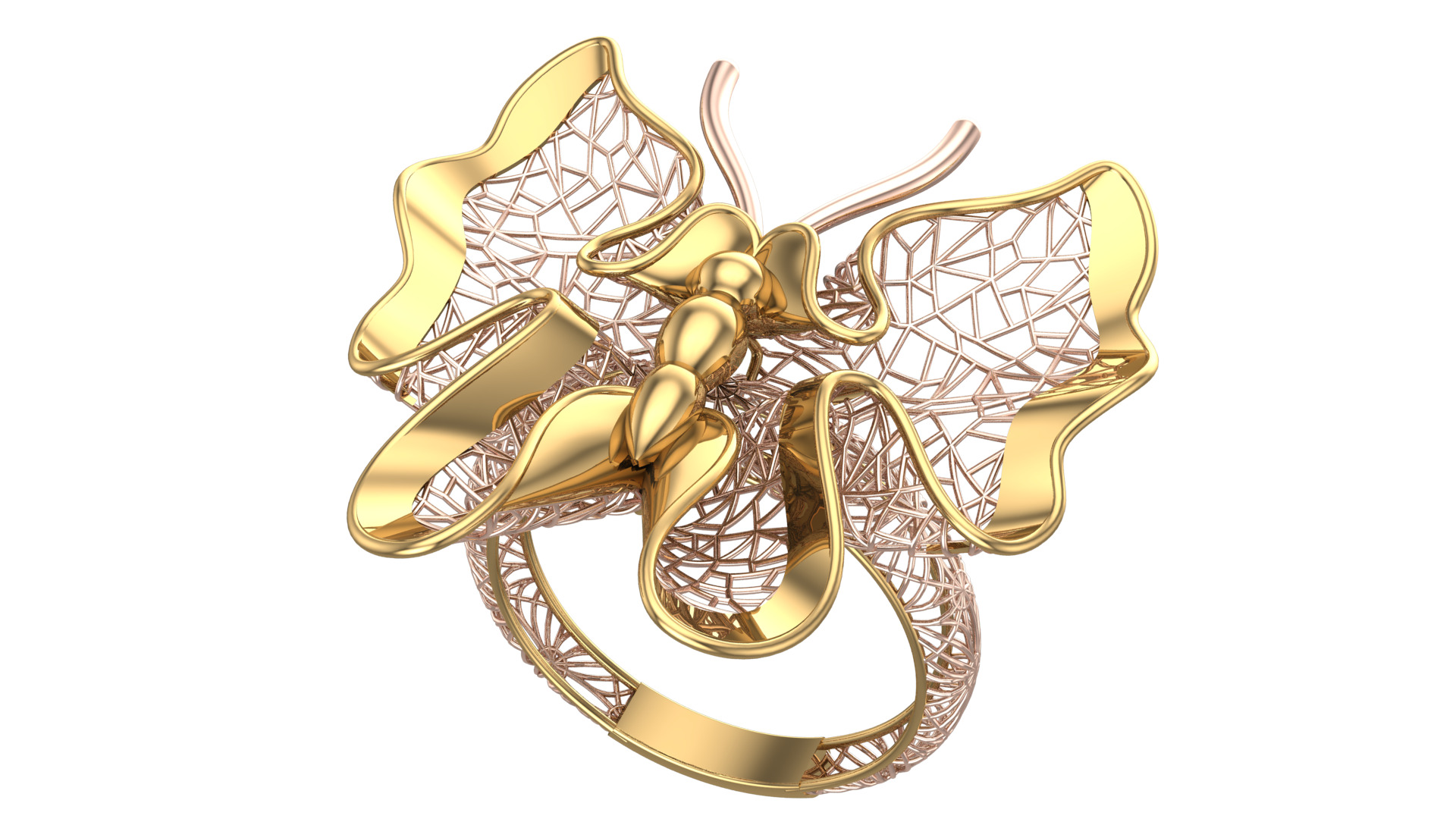 Golden Wings-Wings of Summer-Half Set-H2-7- 3D print model_10