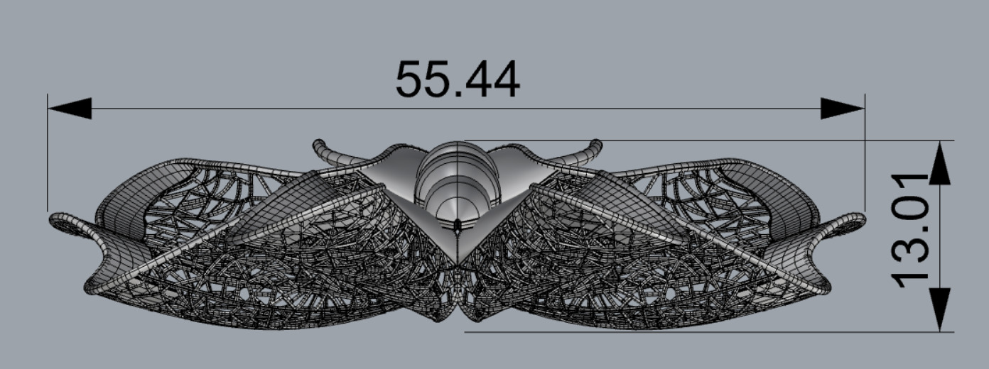 Golden Wings-Wings of Summer-Half Set-H2-7- 3D print model_18