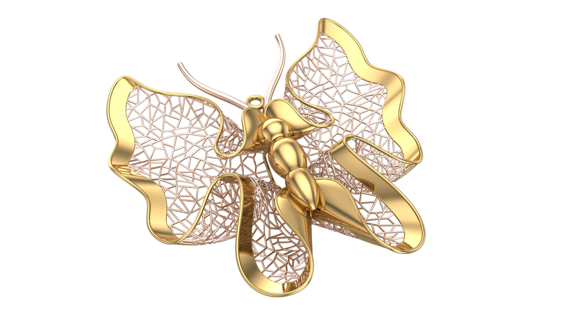 Golden Wings-Wings of Summer-Half Set-H2-7- 3D print model_9